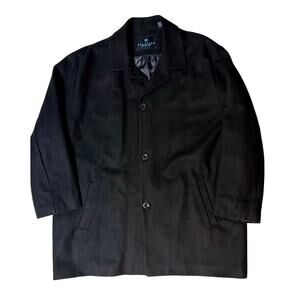 Kenneth Cole Reaction Men’s Wool Blend Coat – Black – Size XXL